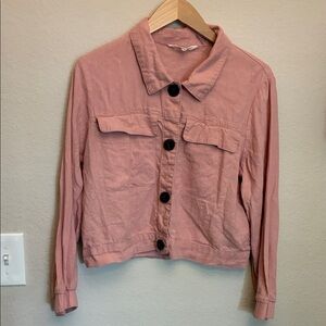 Cavalini Women's Dusty Pink Jean Jacket